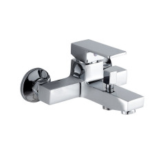 Смеситель для ванной одноручный, короткий гусак, Dikalan