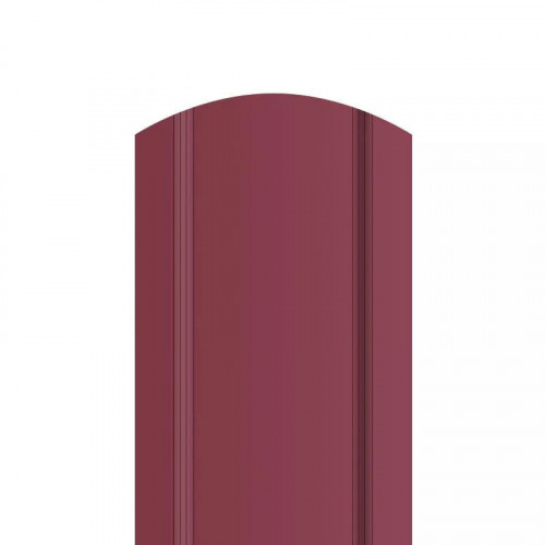 Штакетник 85х1000мм П-образный односторонний RAL 3005 красное вино 0,45 мм