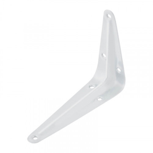 Уголок для полок (консольный кронштейн) 150х125мм белый
