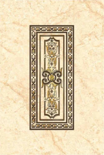 Плитка Декор 200*300 мм Альпы коричневая ВКЗ