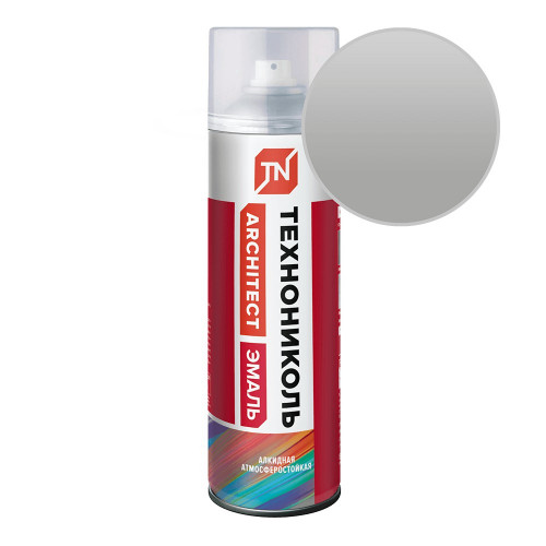 Эмаль аэрозольная алкидная 9006 металлик 520мл Технониколь