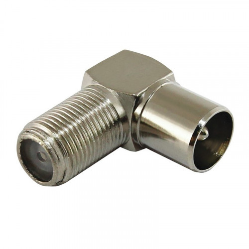 Разъем антенный на кабель штекер F угловой, TDM Electric