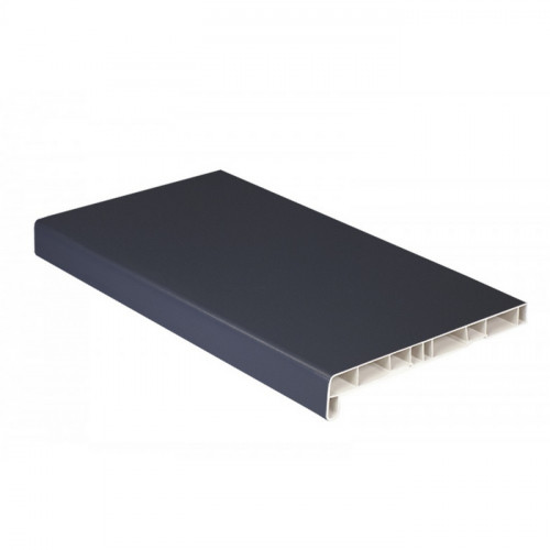 Подоконник ПВХ Витраж VPL 100мм, антрацит серый
