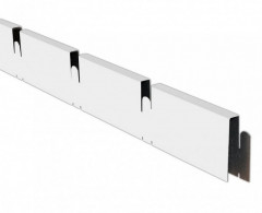 Грильято профиль ПАПА 100*100мм, алюминий Белый Grand Line