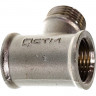 Тройник латунный 1/2" внутренняя/наружная/внутренняя СТМ CRT12M12