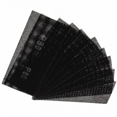 Сетка абразивная P80 115х280мм, 10шт Vertextools 12900-080