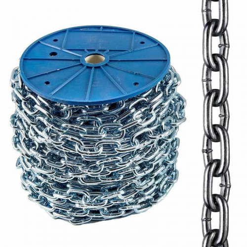 Цепь сварная короткозвенная оцинкованная DIN 766, 12мм (10м)