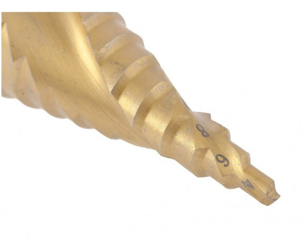 Сверло по металлу ступенчатое 4-32, шаг 2 мм РемоКолор 35-6-432