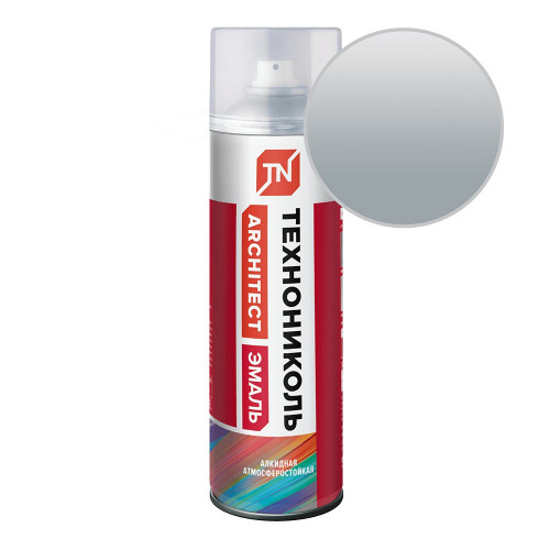 Эмаль аэрозольная алкидная 7040 серая 520мл Технониколь