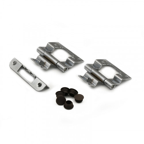 Комплект дверной коробки из экошпона М7 без порога с уплотнителем и фурнитурой 32х80 мм венге Олови