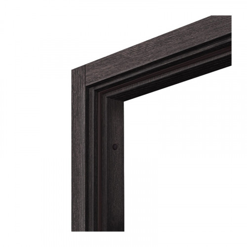 Комплект дверной коробки из экошпона М7 без порога с уплотнителем и фурнитурой 32х80 мм венге Олови