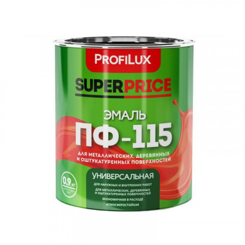 Эмаль ПФ-115 голубая глянцевая 0,9кг Profilux Superprice