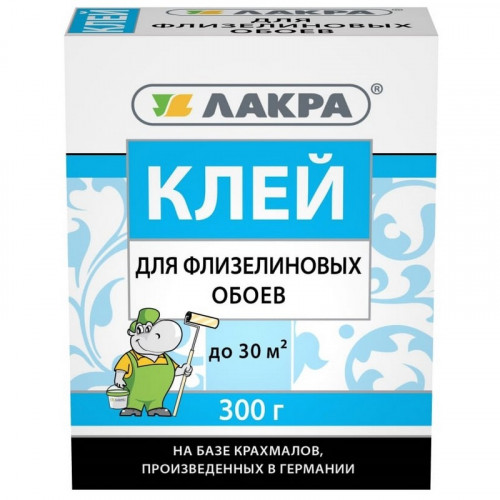 Клей для флизелиновых обоев Лакра 300г