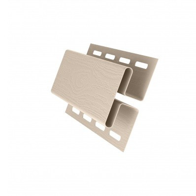 Н-профиль соединительный для винилового сайдинга 3000мм, слоновая кость Grand Line