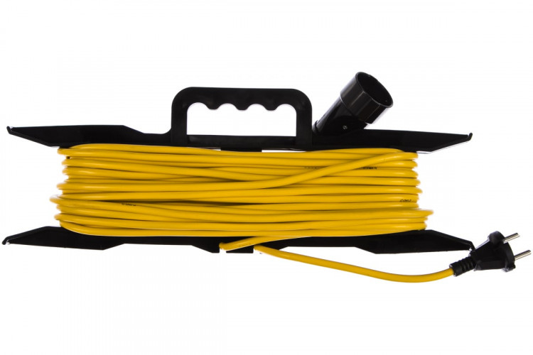 Удлинитель-шнур на рамке 1х20м с заземлением 10А IP20 2.2кВт Союз 481S-5302