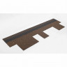 Гибкая мягкая черепица Шинглас (Shinglas) Аккорд, Коричневый 3м2, Технониколь
