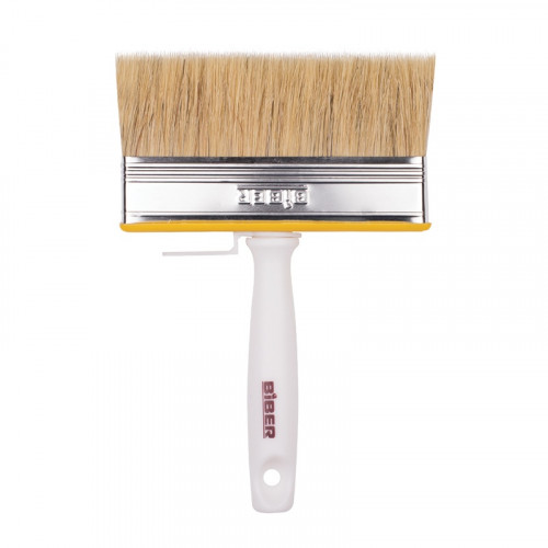 Кисть Макловица прямоугольная 140х40мм, натуральная щетина, Бибер 31304