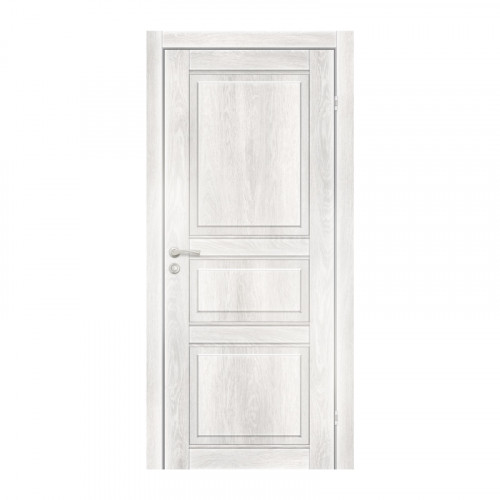 Дверь глухая из экошпона без притвора 600*2000мм Вермонт дуб снежный Олови