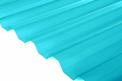 Поликарбонат трапеция МП/С-21 3000х1051х0,8мм (бирюза) Новаттро СафПласт
