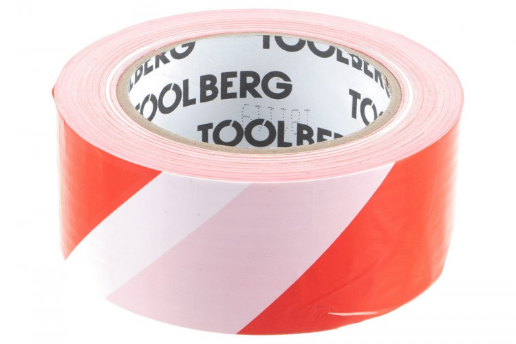 Лента сигнальная для ограждения 200м*48мм красно-белая T4P 2006090