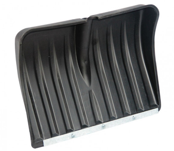 Лопата снеговая пластмассовая 490*370 без черенка (с планкой) d=32 РемоКолор 69-0-451