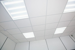 Панель потолочная ГКЛ с ПВХ 600х600х6,5, RAL9016 белый, Laspan Colorika 8шт/2,88м2/уп