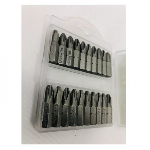 Насадка-бита PH 2х25мм Cr-V торсионная, намагниченная Bauhow, 20шт