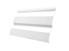 Металлосайдинг Корабельная Доска 14х226х3000мм МП СК-14-9003, Белый, 0.45мм