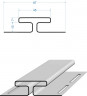 Н-профиль соединительный для винилового сайдинга 3050мм, киви Деке PREMIUM