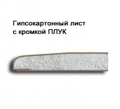 Гипсокартон ГКЛВ Гипсополимер 2500х1200х12.5 мм влагостойкий