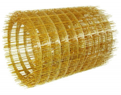 Сетка стеклопластиковая кладочная 1*25м, ячейка 100х100х2,5мм (рулон)