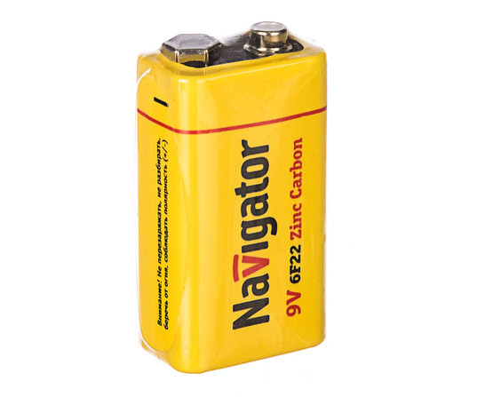 Батарейка крона 6F22, Navigator