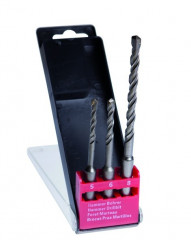 Набор буров по бетону, две режущие кромки, SDS plus 5х110, 6х100, 8х160, 3 предмета