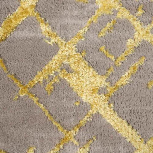 Ковровое покрытие Faiber 8449-53 Grey/Gold, 4м, серый золотой, Kaplanser (нарезка)