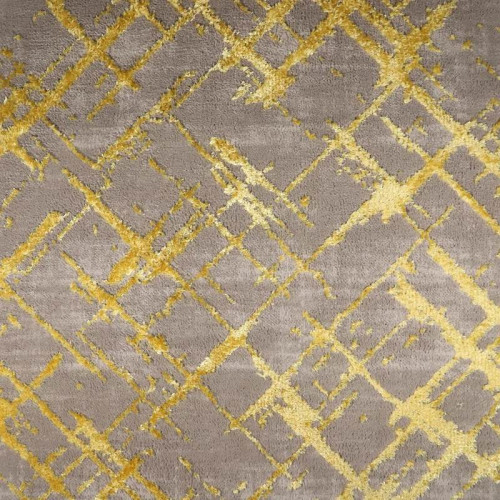 Ковровое покрытие Faiber 8449-53 Grey/Gold, 4м, серый золотой, Kaplanser (нарезка)