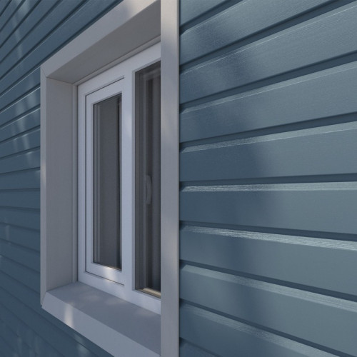 Сайдинг виниловый Корабельный брус 3000х203мм (0,61м2) гортензия, Технониколь