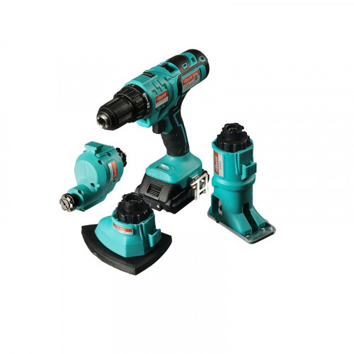 Мультитул шуруповерт аккумуляторный 4в1, 18В, 2х2Ач, Li-ion 1BatterySystem Sturm CMT1801