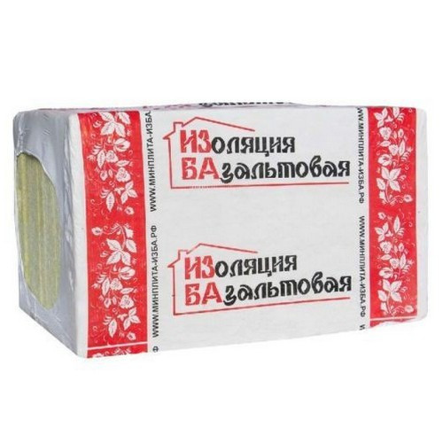 Теплоизоляция Кровля Низ 110кг/м3 (50*600*1000) 6шт. 3,6м2 (0,18м3) ИЗБА