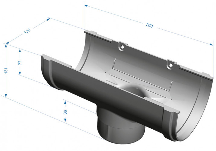 Воронка центральная, шоколад Деке PREMIUM