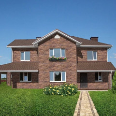 Фасадная плитка Hauberk Кирпич Бельгийский 2.5м2 (250х1000мм) 25шт. Технониколь