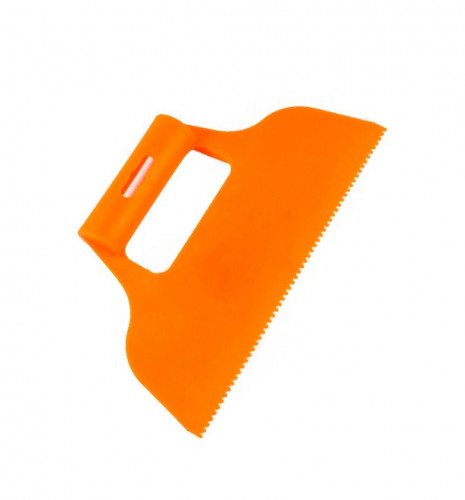 Шпатель зубчатый 230мм, зуб 2х2, пластмассовый РемоКолор 12-2-212