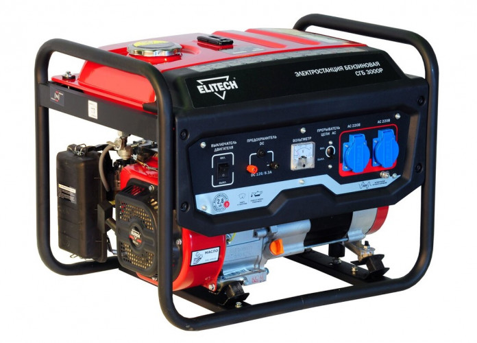 Бензиновый генератор СГБ 3000 Р Elitech