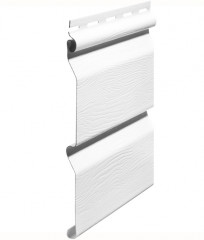 Сайдинг виниловый Standart 3660*205мм (0,75м2) Белый, FineBer