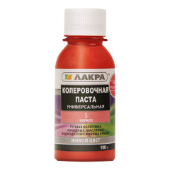 Колер №5 коралл 0,1л Лакра