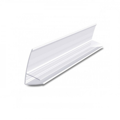 Профиль пристенный FP 8-10мм прозрачный L=6м