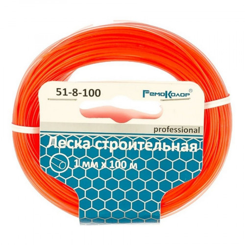 Леска строительная D=1мм, 100м РемоКолор 51-8-100