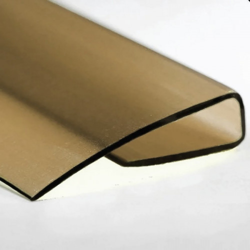 Профиль торцевой UP 16мм Бронза L=2,1м, Новаттро