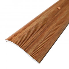 Кант полукруглый 40х1800мм Дуб Медовый алюминиевый Русский профиль