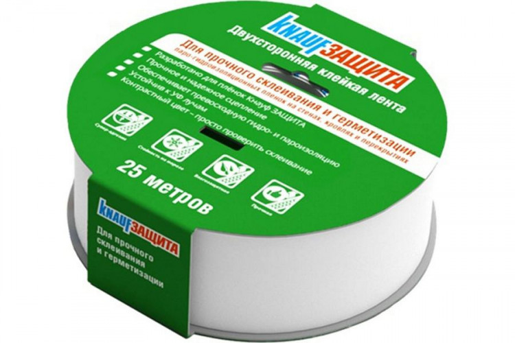 Лента двухсторонняя акриловая 40мм х 25м Knauf Защита 775275