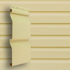 Сайдинг виниловый D4 3660*203мм (0,74м2) ванильный, Grand Line